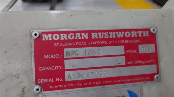 Morgan & Rushworth BPC 1250