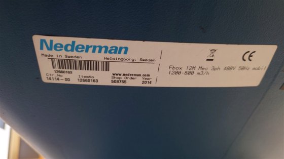 Nederman 12米提取设备