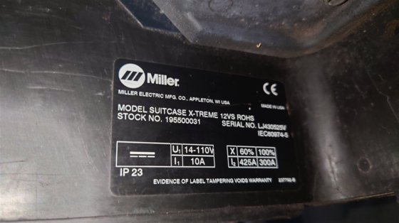 米勒12伏MIG焊接设备