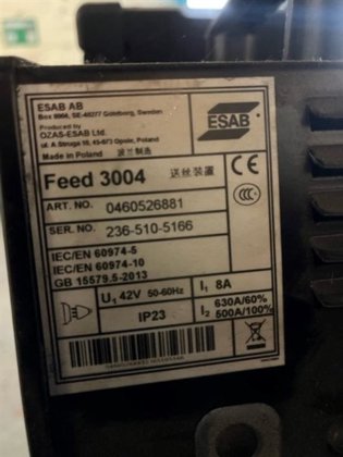 伊萨Aristo 4004i脉冲MIG焊接设备