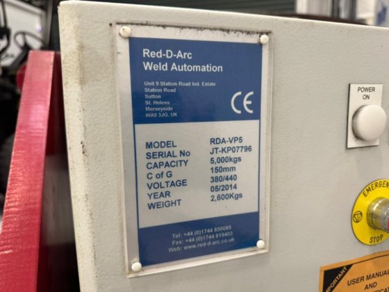 Red-D-Arc AHVP5 焊接定位器