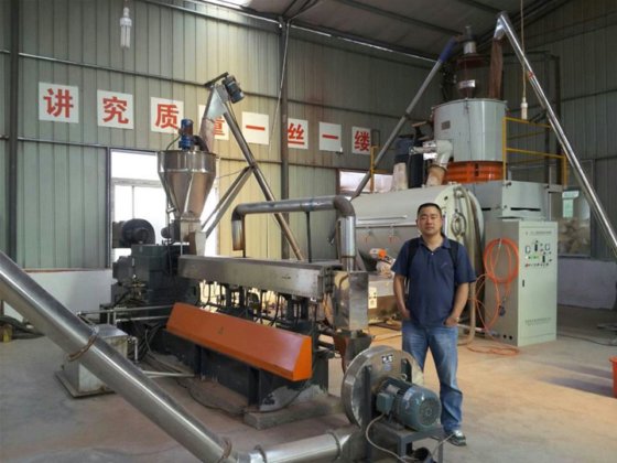 木塑型材生产线