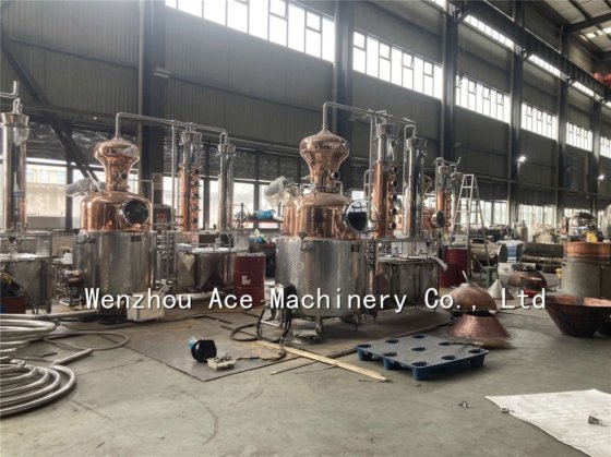 Neu 500L Russische Wodka Brennerei Wodka Herstellung Maschine ...