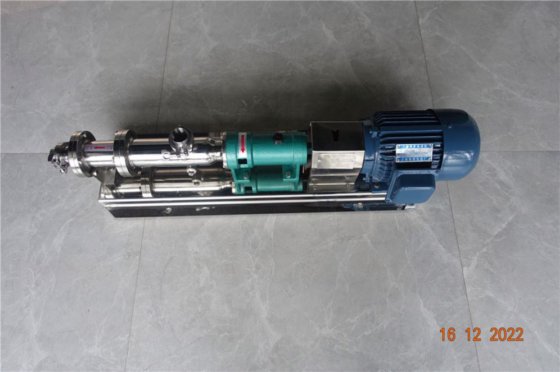G Type Mono Eccentric Screw Pump Helical Rotor Stator Single Screw Pump ...