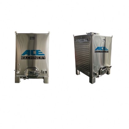 Ace 1000L 270 Gallon Un Standard Stainless Steel Ibc Tote Industrial ...
