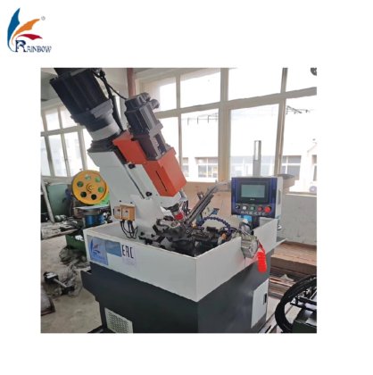 全自动卧式钻孔螺母攻丝机