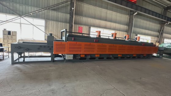 安定した性能の加熱メッシュベルト処理炉