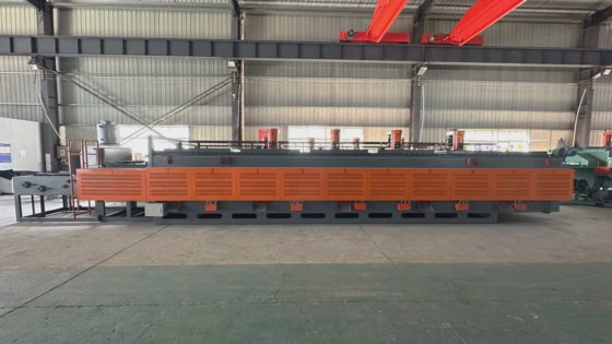 安定した性能の加熱メッシュベルト処理炉