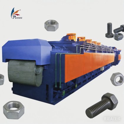 彩虹煤气加热紧固件热处理炉，成本效益高的螺栓回火