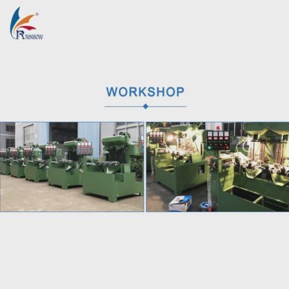 ナットタッピング用自動機械