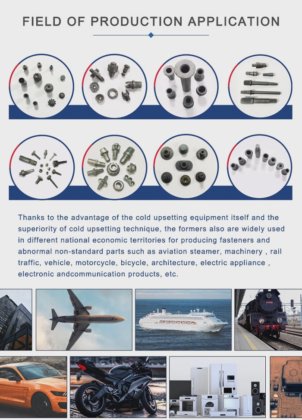 制造 4 工位螺栓制造机 自动螺栓螺丝成型机