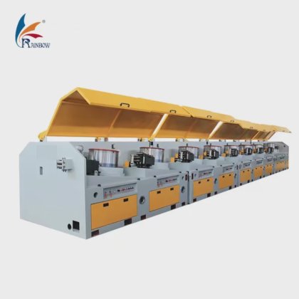 带滚筒的高产能拉丝机