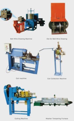 レインボー高速スプリングワッシャー機自動切断機