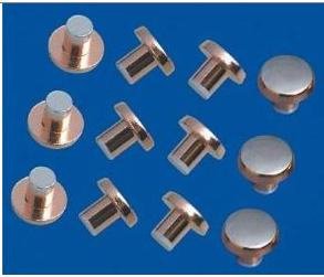 三金属接触铆钉制造机 双金属纽扣铆钉制造机