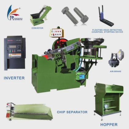 High-Speed Automatic Thread Rolling Machine