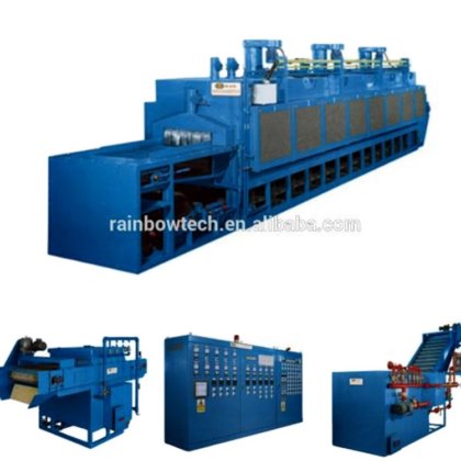 カスタマイズされた産業用連続メッシュベルト炭化炉ライン