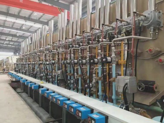 工业熔炼锻造感应加热淬火硬化网带炉生产线