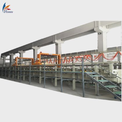 Linha automática de galvanoplastia de