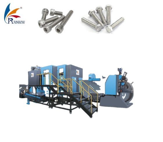 彩虹多站顺序从小到大的冷镦机 金属成形解决方案，适用于五金行业