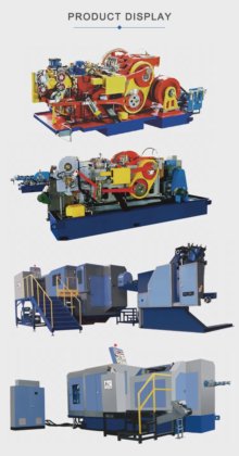 热销 5 工位螺栓成型零件冷成型螺母制造机