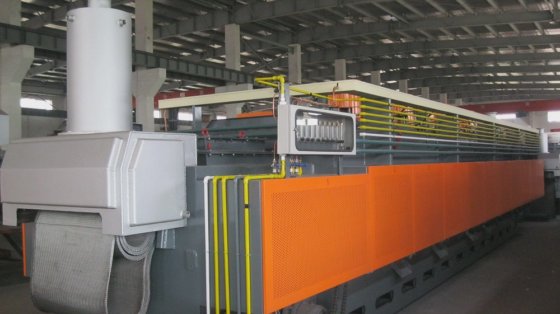 中国製造の連続メッシュベルト炉