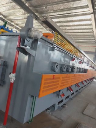 先进的淬火炉 自动网带炉