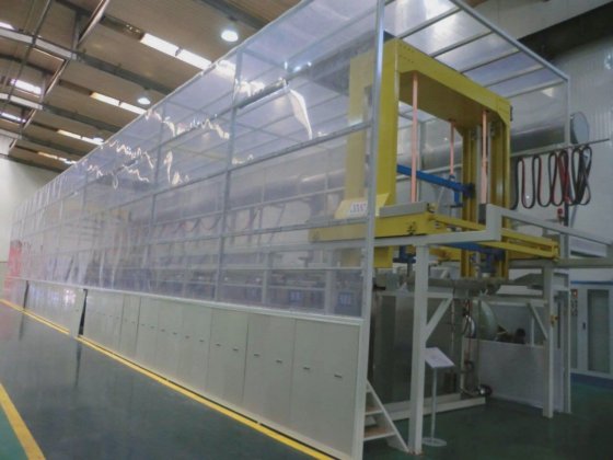 Linha de zincagem totalmente automática