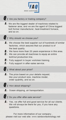 螺栓和螺母零件成形器 螺母成形器