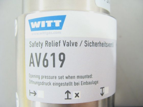 New Labom Pascal CV3100 0-4bar Pressure Transmitter + WITT AV619 Safety ...