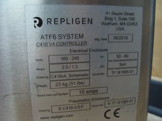 2018 Repligen C410 V4 System