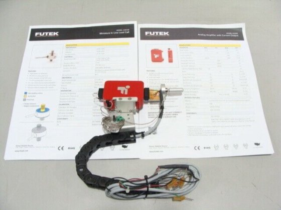 Futek LCM-100 10lb Minatare Load Cell + IAA200 Analog Amplifier ...