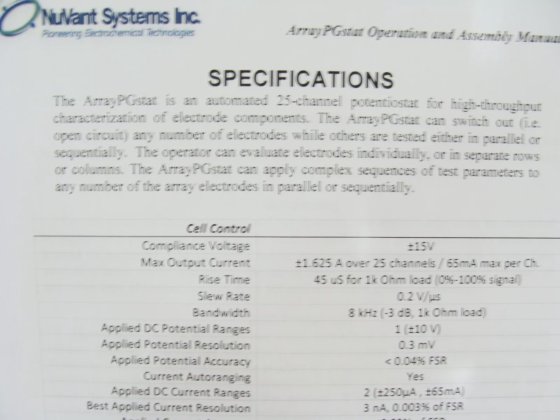 NuVant Array PGStat 10ch Potentiostat