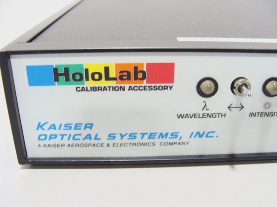 Kaiser/Endress HoloLab RAMAN Spectrometer Microscope Calibration ...