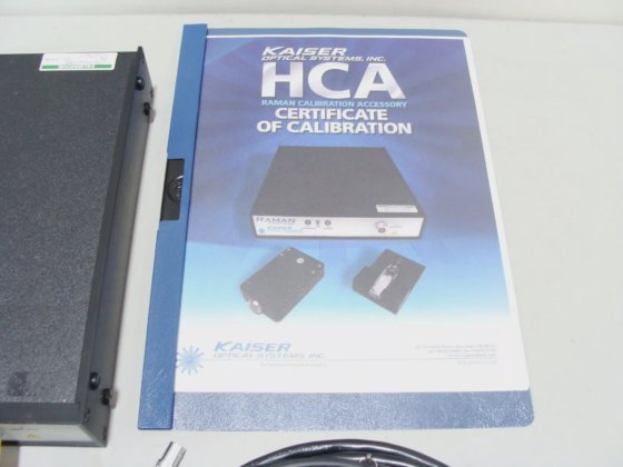 Kaiser/Endress HoloLab RAMAN Spectrometer Microscope Calibration ...