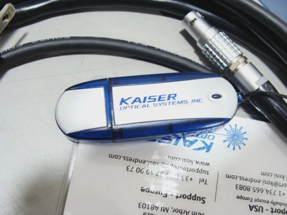 Kaiser/Endress HoloLab RAMAN Spectrometer Microscope Calibration ...