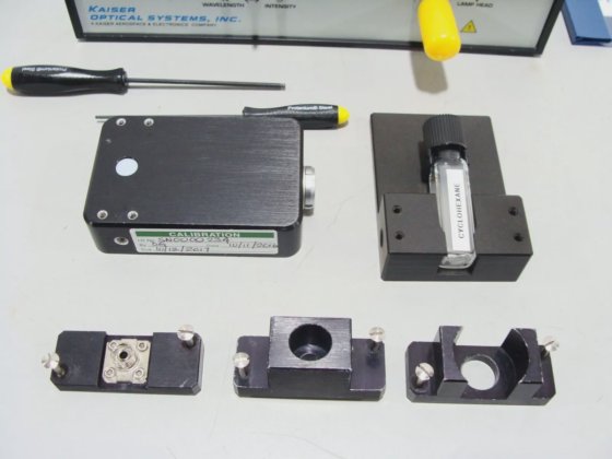 Kaiser/Endress HoloLab RAMAN Spectrometer Microscope Calibration ...