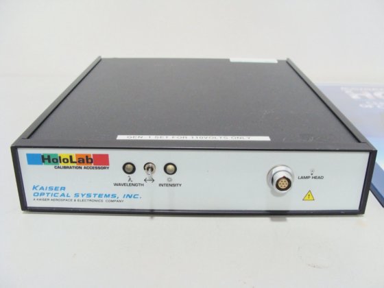 Kaiser/Endress HoloLab RAMAN Spectrometer Microscope Calibration ...