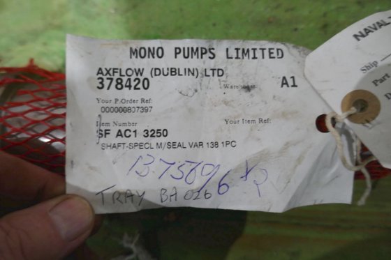 用于级进腔 SF AC1 3205 的单泵轴