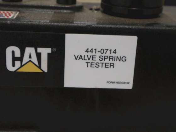 Caterpillar Ventilfedertester