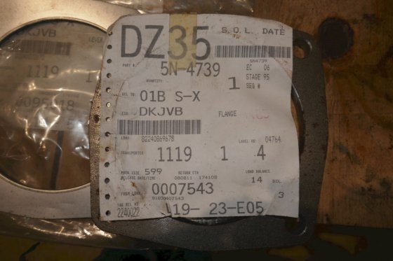 キャタピラーフランジ＋ガスケット 5H8331