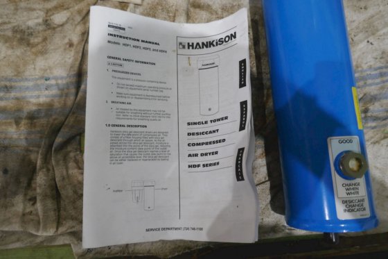 ハンキソン乾燥剤式ドライヤー SPX HDF 3