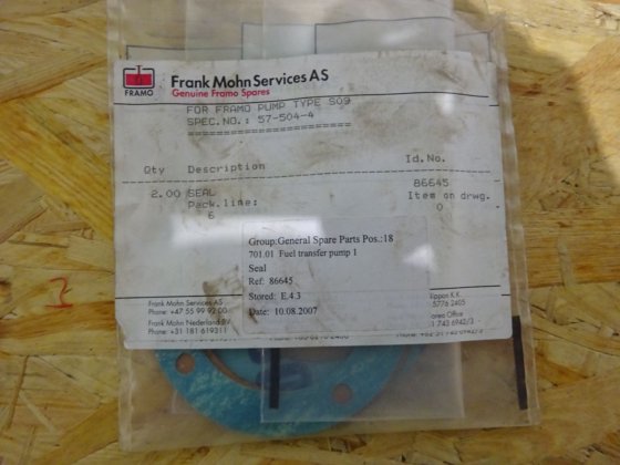 弗拉莫密封件 86645