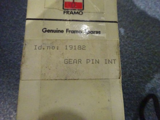 Framo 内部齿轮销
