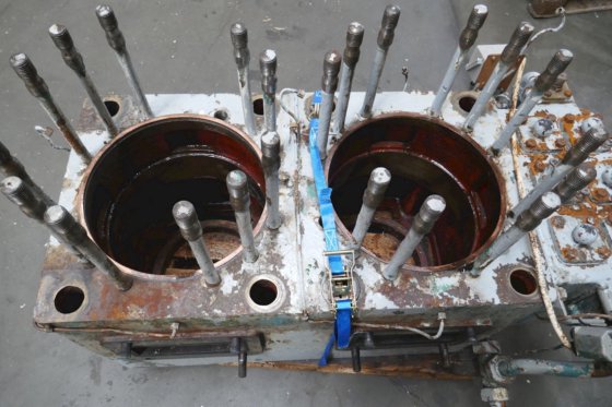 1970 Wichmann シリンダーブロック ACAT 2気筒用セクション