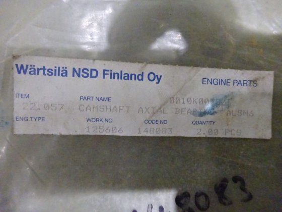 瓦锡兰-瓦锡兰凸轮轴轴向轴承 148083