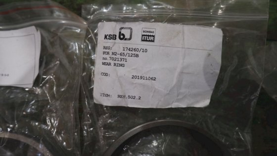 KSB Bombas Itur 套管耐磨环 502.2