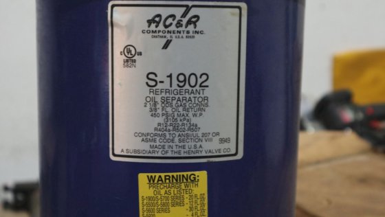 AC&R Components 冷媒油分离器 S-1902