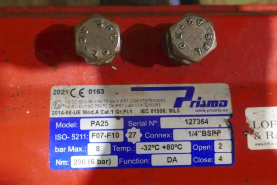 Prisma 蝶阀 DN 200 气动