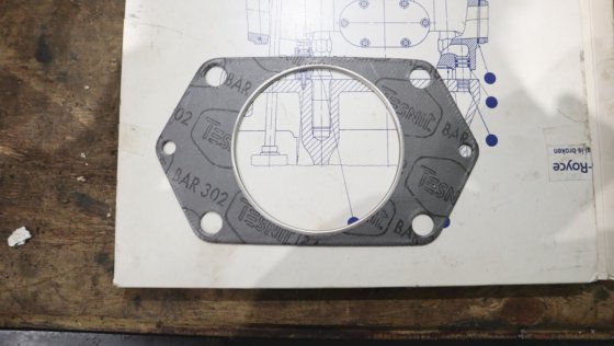 Bergen Ulstein 劳斯莱斯汽缸盖和歧管之间的排气垫圈