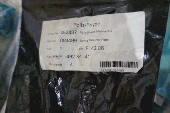 ベルゲン ウルスタイン ロールスロイス スプリングリテーナー プレート